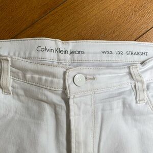 Calvin Klein Classic White Denim Jeans